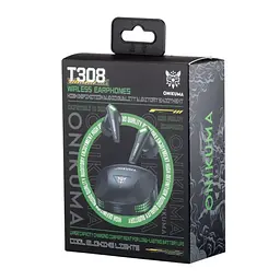 Геймерські Bluetooth навушники Onikuma T308 із зарядним кейсом Ігрова гарнітура Чорний - мініатюра 6