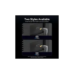 Кабель мультимедійний HDMI M to HDMI M 2.0m 4K60Hz 90° corner black Vention (ALRBH) - мініатюра 6