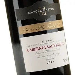 Вино Marcel Martin Cabernet Sauvignon червоне сухе 13% 0.75 л - мініатюра 5