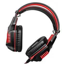 Дротова гарнітура Borofone BO101 Racing, USB, 3.5mm, 2m, Чорно-Червоний - мініатюра 2