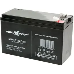 Акумуляторна батарея Maxxter 12V 7.5AH AGM (MBAT-12V7.5AH)