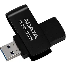 USB флеш накопичувач ADATA 128GB UC310 USB 3.2 Black (UC310-128G-RBK)