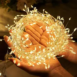 Гірлянда світлодіодна від мережі Роса Y25-27WW 19576 20 м 500 LED теплий жовтий - мініатюра 4