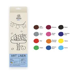 Набір кольорових лінерів, 12 кол.,12 set Basic colors, 99IDEAS