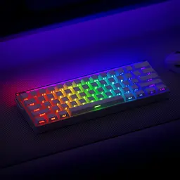Магнітна клавіатура Veekos Shine60 HE 60%, Білий - мініатюра 10