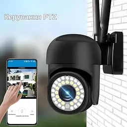 IP-камера вулична XON SmartCam Wi-Fi 1080P (SCWEW21YW 3688) Чорна - мініатюра 2
