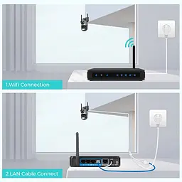 Вулична камера XPRO 8MP 4K IP Camera Outdoor WiFi PTZ подвійний об'єктив, подвійний екран чорна (43912-_1343) - мініатюра 12