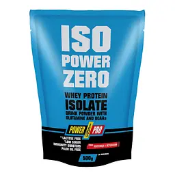 Ізолят сироваткового протеїну ISO Power Zero — 500 г Strawberry With Cream