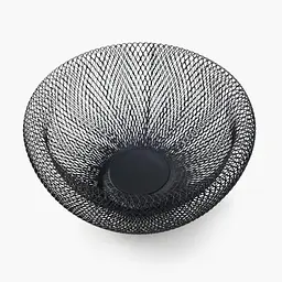 Кошик для фруктів MBM Home металевий 245x125 мм чорний (KP-143 S BLACK) - мініатюра 2