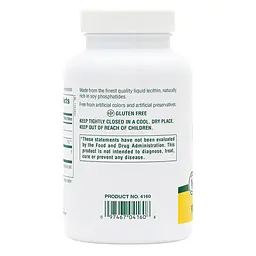Натуральная добавка Natures Plus Lecithin 1200 mg, 90 капсул - мініатюра 3