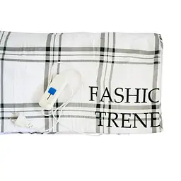 Електропростирадло з підігрівом Тріо-СамеТо "Fashion Trends — біле в клітинку 02101" термопростирадло 150x80 см (ST) - мініатюра 2