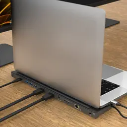 Порт-реплікатор J5create Dock-Station USB-C 10-in-1 (HDMI/PD/USB-A/USB-C/LAN/картридер/audio) (JCD542-N) - мініатюра 10