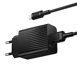 Мережевий зарядний пристрій з кабелем Borofone BAS72A Source single port QC3. 0 charger set(Micro) чорний - мініатюра 3