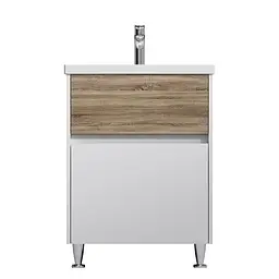 Тумба підлогова AM.PM GEM S 60 см з умивальником M91-FSX0602-WC0602WF38 - мініатюра 8