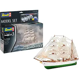 Збірна модель Revell Корабель Gorch Fock рівень 3, масштаб 1:350, 75 деталей (RVL-65432) - мініатюра 3