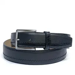 Чоловічий джинсовий ремінь Tony Perotti 0840 nero (90337) Чорний