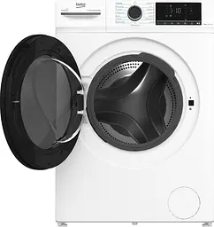 Beko Прально-сушильна машина Beko фронтальна, 7(5)кг, 1400, D, 52см, дисплей, інвертор, пара, білий - мініатюра 3