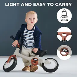 Біговел Kinderkraft Tove Desert Beige бежевий (KRTOVE00BEG0000) - мініатюра 10