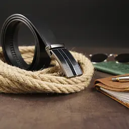 Чоловічий шкіряний ремінь Vintage 115х3,4 см acs0018130 - мініатюра 6