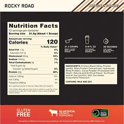 Сироватковий протеїн Optimum Nutrition Whey Gold Standard Rocky road 2.27 кг - мініатюра 4