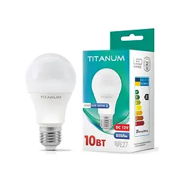 Лампочка TITANUM LED A60 12V 10W E27 4100K (TLA6010274-12V) - мініатюра 3