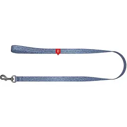 Повідець для собак Waudog Re-cotton, світловідбивний, M, 500х2 см, синій - мініатюра 2