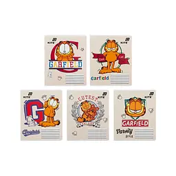 Зошит Kite Garfield, 18 аркушів, клітинка (GF26-236)