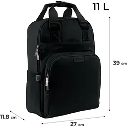 Рюкзак GoPack Education Teens 179 чорний (GO25-179M-1) - мініатюра 3