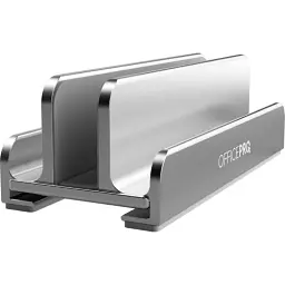 Підставка для ноутбука до 17.6" OfficePro LS580G, Gray, вертикальна, алюміній/силікон - мініатюра 2