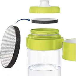 Пляшка для води з фільтром Brita Vital лайм 600 мл (1020105) - мініатюра 3