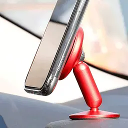 Тримач в машину Baseus Bullet An On-Board Magnetic Bracket silver (21742) - мініатюра 3