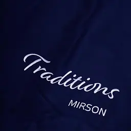 Комплект постільної білизни MirSon Сатин Elit 4052 Ocean Traditions 220х240 см темно-синій (2200010538106) - мініатюра 2