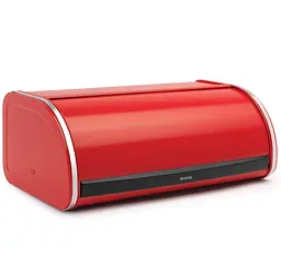 Хлібниця Brabantia Roll Top Bread Bin, 44,5x26,2х17,3 см, червоний (484001) - мініатюра 2