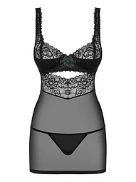 Комплект Obsessive 867-CHE-1 S/M чорний - мініатюра 5