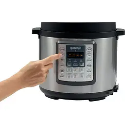 Мультиварка-скороварка Gorenje MC6MBK Stainless steel UA - мініатюра 5
