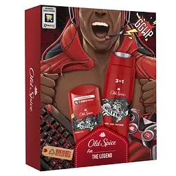 Подарунковий набір для чоловіків Old Spice Wolfthorn Gamer: твердий дезодорант 50 мл + гель для душу 3 в 1 250 мл - мініатюра 2