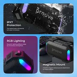 Портативна акустика Proove Black Rock Black (PSBK08117201) [169734] - мініатюра 9