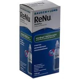 Раствор для контактных линз ReNu MultiPlus многоцелевой 120 мл