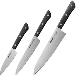 Набір кухонних ножів з 3-х предметів Samura Harakiri (SHR-0220B)