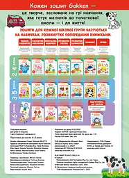 Розумні ігри. Підготовка до школи. 4–6 років + наліпки і багаторазові сторінки для малювання / Gakken - мініатюра 6