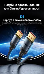 Кабель DisplayPort Vention HGCHI 2.1 16K 60 Гц 3 м сірий (HGCHI) - мініатюра 8