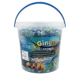 Грунт Аква Ginger Pro 1.2 кг №25 річка 5-10 мм 