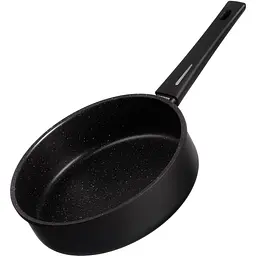Сковорода Ardesto глибока з кришкою Gemini Gourmet 24см алюміній чорний kuh0014430