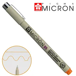 Лінер Sakura PIGMA MICRON (0.5), 0,45 мм оранжевий