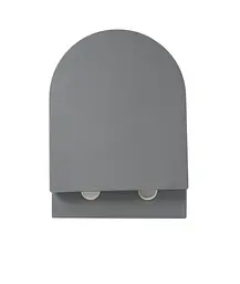 Комплект: Унітаз Mixxus Premium Ellipse-SET-2101 Gray система змиву Tornado 3.0+ Інсталяція Koer KT-0404 + панель KT-0604-07 gun gray MP6668, Графіт - мініатюра 3