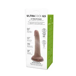 Фалоімітатор Me You Us Silicone Ultra Cock 6.5 in 16.5 см (коричневий) - мініатюра 5