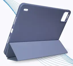 Чохол-книжка DK для Xiaomi Pad 7/7 Pro 11.2" екошкіра/силікон Smart Case lavender grey - мініатюра 5
