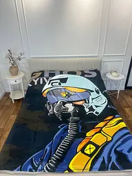 Плед патріотичний 3D Привид Києва! 10630 160х200 см - мініатюра 2