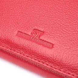 Чудовий жіночий гаманець з натуральної шкіри ST Leather 22524 червоний - мініатюра 10