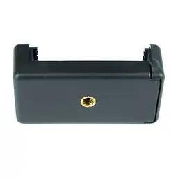 Затискач для телефону на штатив двосторонній Wuw 1/4" 55-90 мм Black (27696_1839501) - мініатюра 2